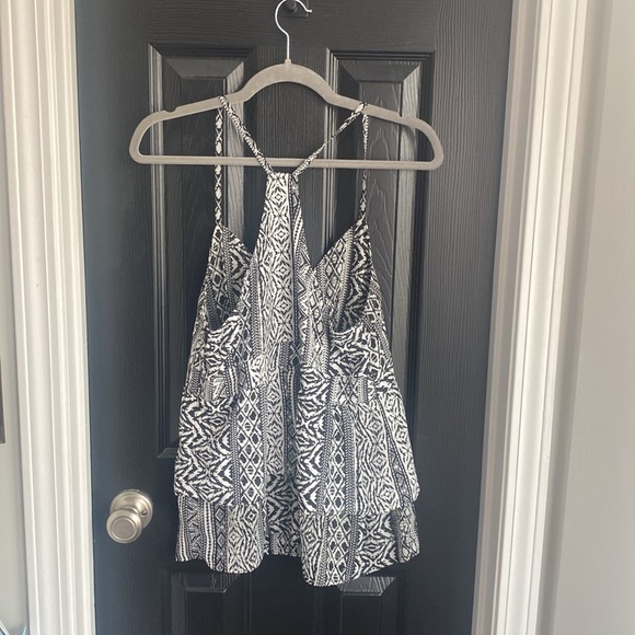 AEO • Tribal Print Ruffle Tank • Size M - Picture 5 of 6